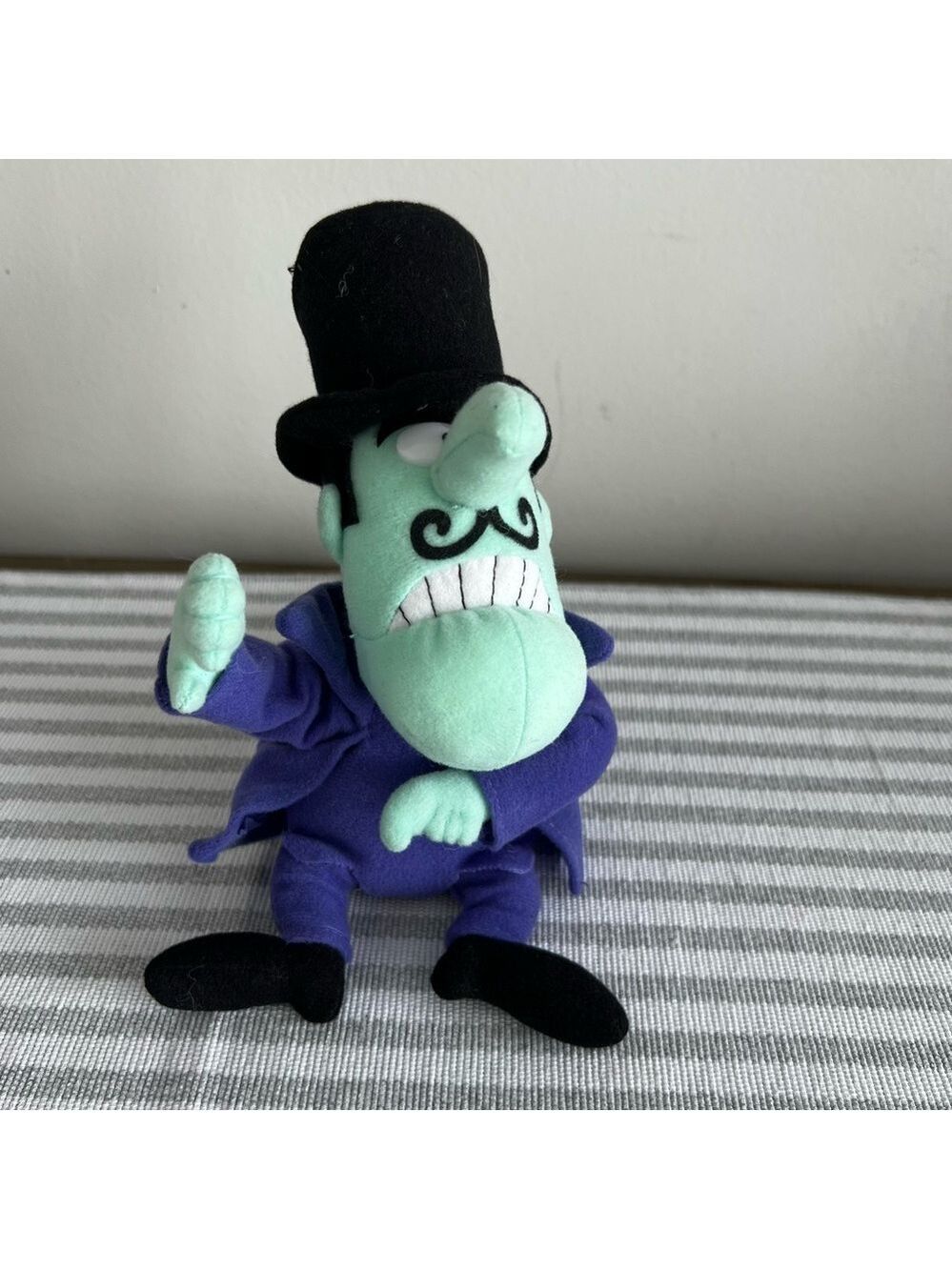 Snidely Whiplash Adventures of Rocky & Bullwinkle Bean Plush by Stuffins #260113